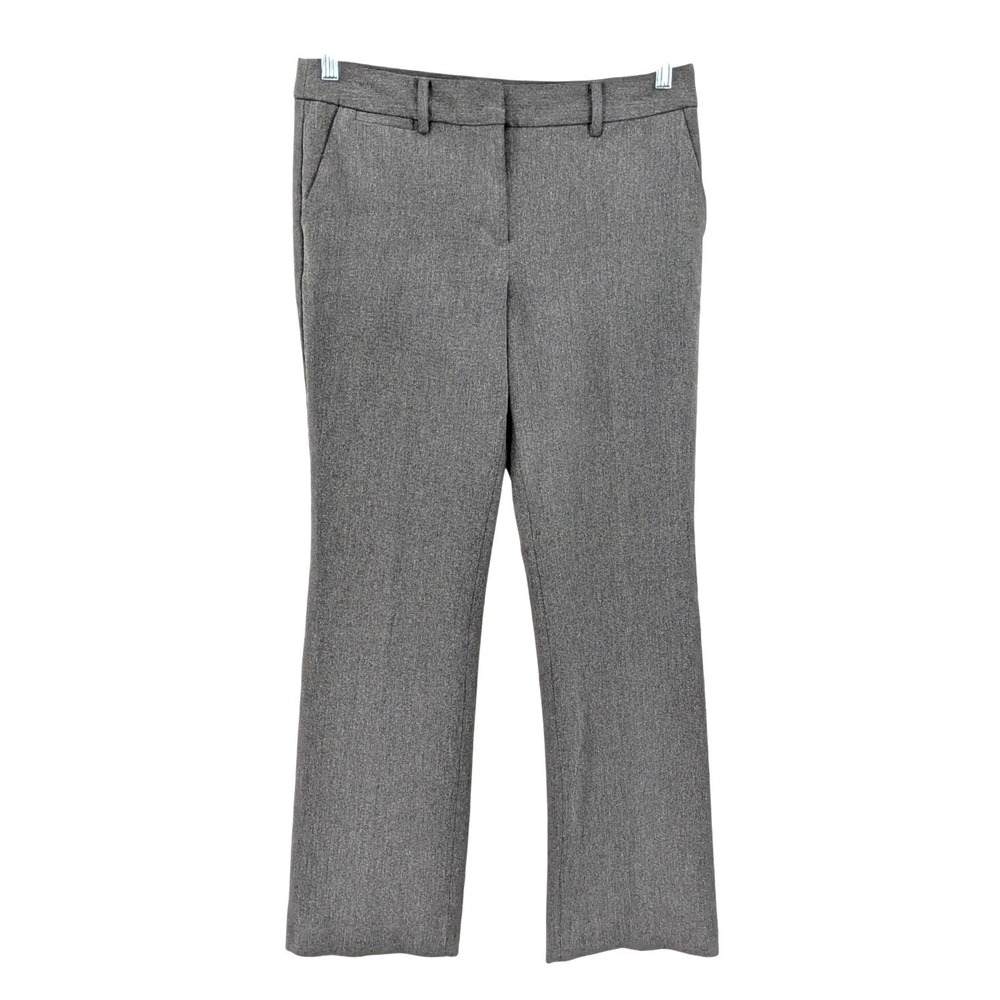 Talbots Barely Boot Dress Pants Gray Career Stretch Trousers Women's 8 - Picture 1 of 9